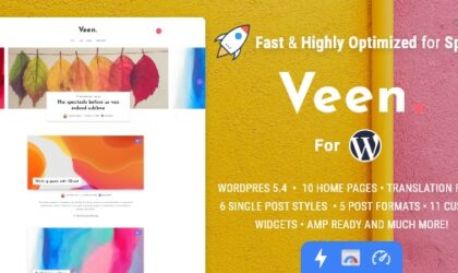 Premium WordPress Theme name: Veen