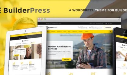 Premium WordPress Theme name: BuilderPress