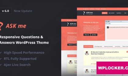 Premium WordPress Theme name: Ask