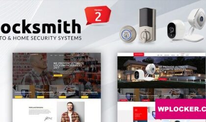 Premium WordPress Theme name: Locksmith