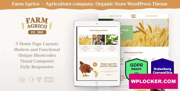 Premium WordPress Theme name: Farm