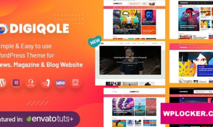 Premium WordPress Theme name: Digiqole