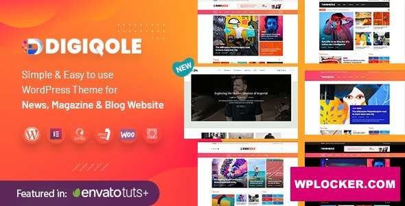 Premium WordPress Theme name: Digiqole