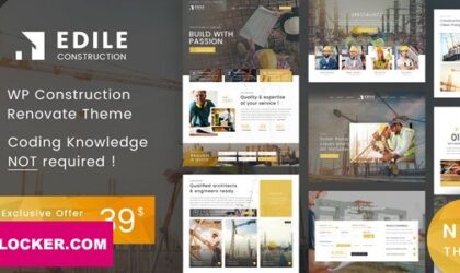 Premium WordPress Theme name: Edile