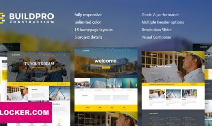 Premium WordPress Theme name: BuildPro