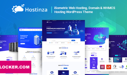 Premium WordPress Theme name: Hostinza