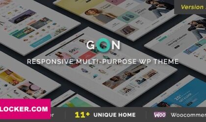 Premium WordPress Theme name: Gon