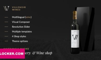 Premium WordPress Theme name: Villenoir