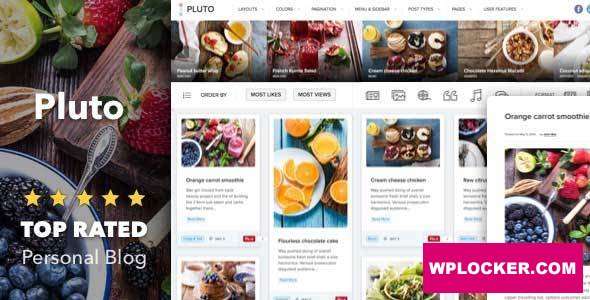 Premium WordPress Theme name: Pluto