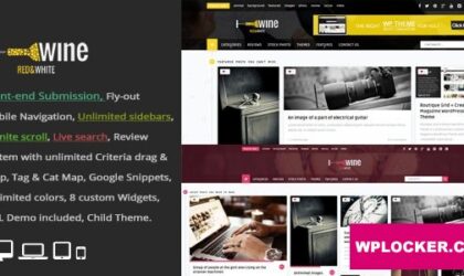 Premium WordPress Theme name: Wine