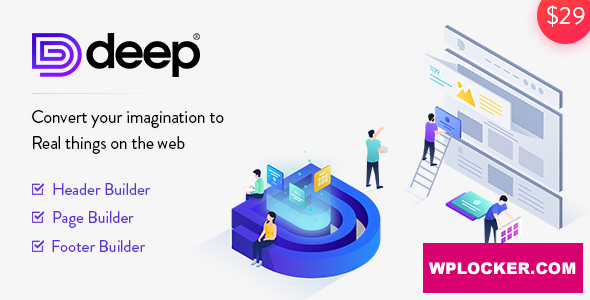 Premium WordPress Theme name: Deep