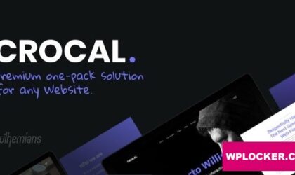 Premium WordPress Theme name: Crocal