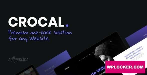 Premium WordPress Theme name: Crocal