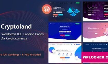 Premium WordPress Theme name: Cryptoland