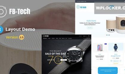 Premium WordPress Theme name: FB-Tech