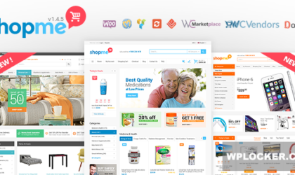 Premium WordPress Theme name: ShopMe