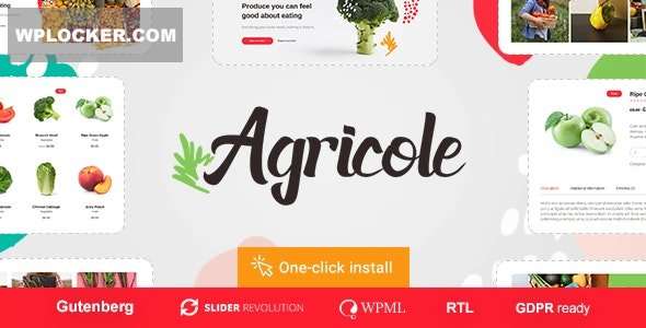 Premium WordPress Theme name: Agricole