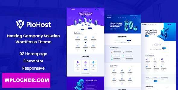 Premium WordPress Theme name: Piohost