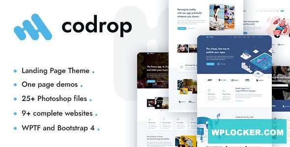 Premium WordPress Theme name: Codrop