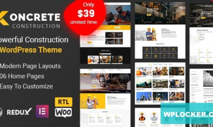 Premium WordPress Theme name: Koncrete