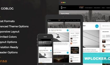 Premium WordPress Theme name: GoBlog