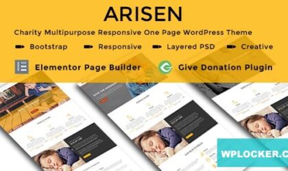 Premium WordPress Theme name: ARISEN