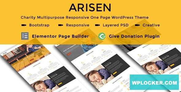 Premium WordPress Theme name: ARISEN