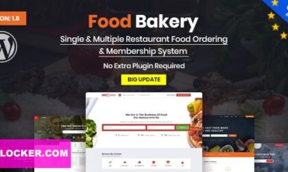 Premium WordPress Theme name: FoodBakery