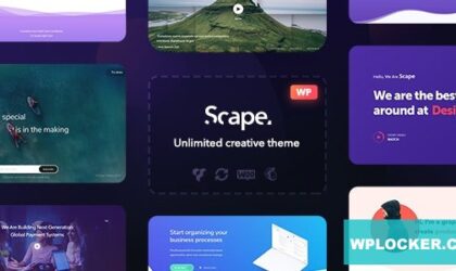 Premium WordPress Theme name: Scape