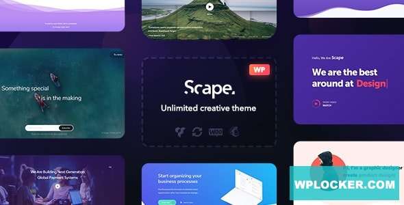 Premium WordPress Theme name: Scape