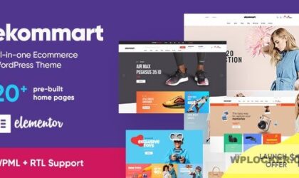 Premium WordPress Theme name: ekommart