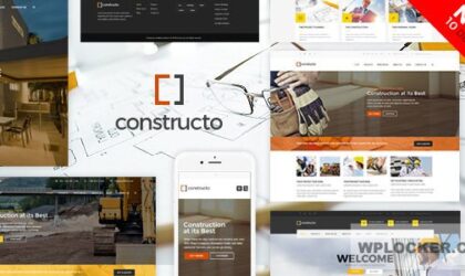 Premium WordPress Theme name: Constructo