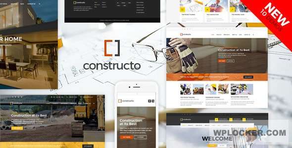 Premium WordPress Theme name: Constructo