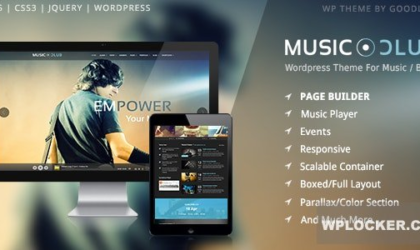 Premium WordPress Theme name: Music