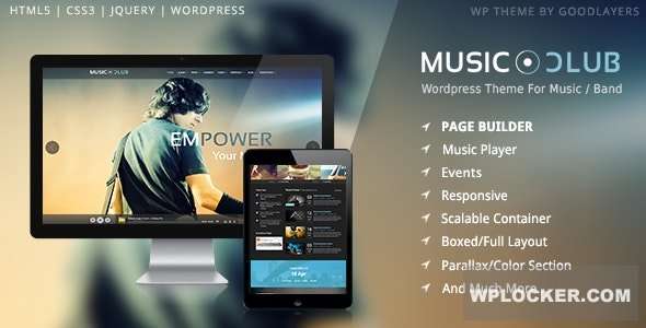 Premium WordPress Theme name: Music