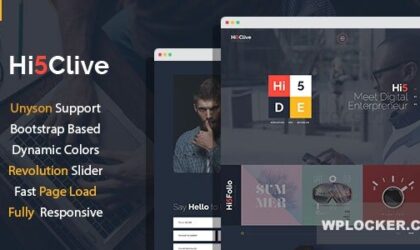 Premium WordPress Theme name: Hi5Clive