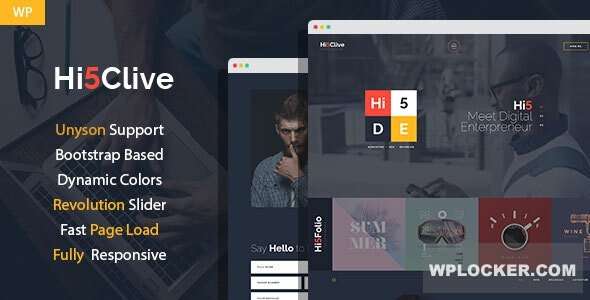 Premium WordPress Theme name: Hi5Clive