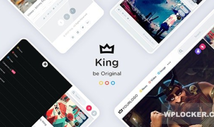 Premium WordPress Theme name: King