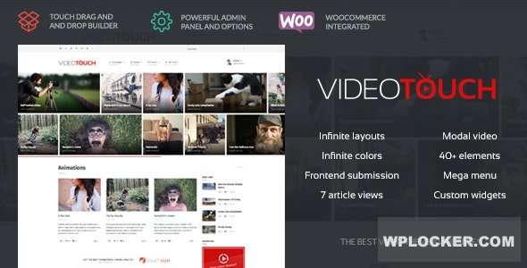 Premium WordPress Theme name: VideoTouch