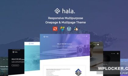 Premium WordPress Theme name: Hala