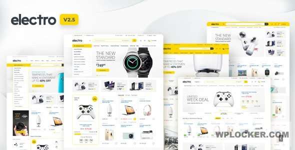 Premium WordPress Theme name: Electro