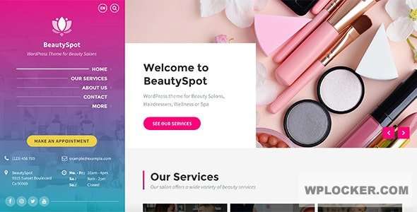 Premium WordPress Theme name: BeautySpot