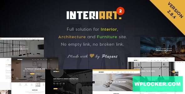 Premium WordPress Theme name: InteriArt