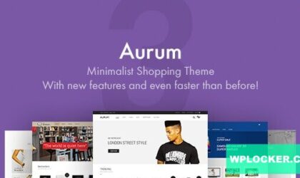 Premium WordPress Theme name: Aurum