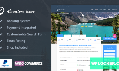 Premium WordPress Theme name: Adventure