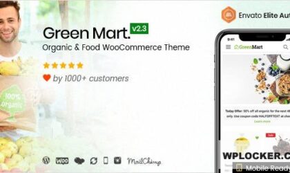 Premium WordPress Theme name: GreenMart