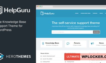 Premium WordPress Theme name: HelpGuru