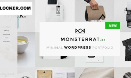 Premium WordPress Theme name: Monsterrat