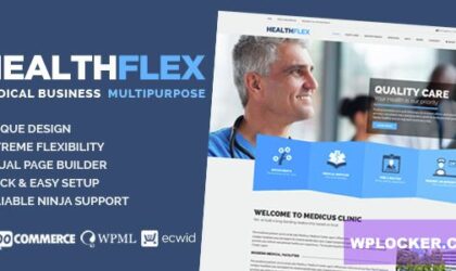 Premium WordPress Theme name: HEALTHFLEX