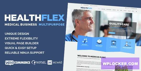 Premium WordPress Theme name: HEALTHFLEX